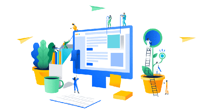 افراد در حال طراحی وب سایت شرکتی در کرمان