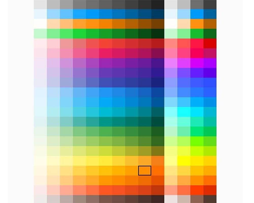 پالت رنگی گوگل