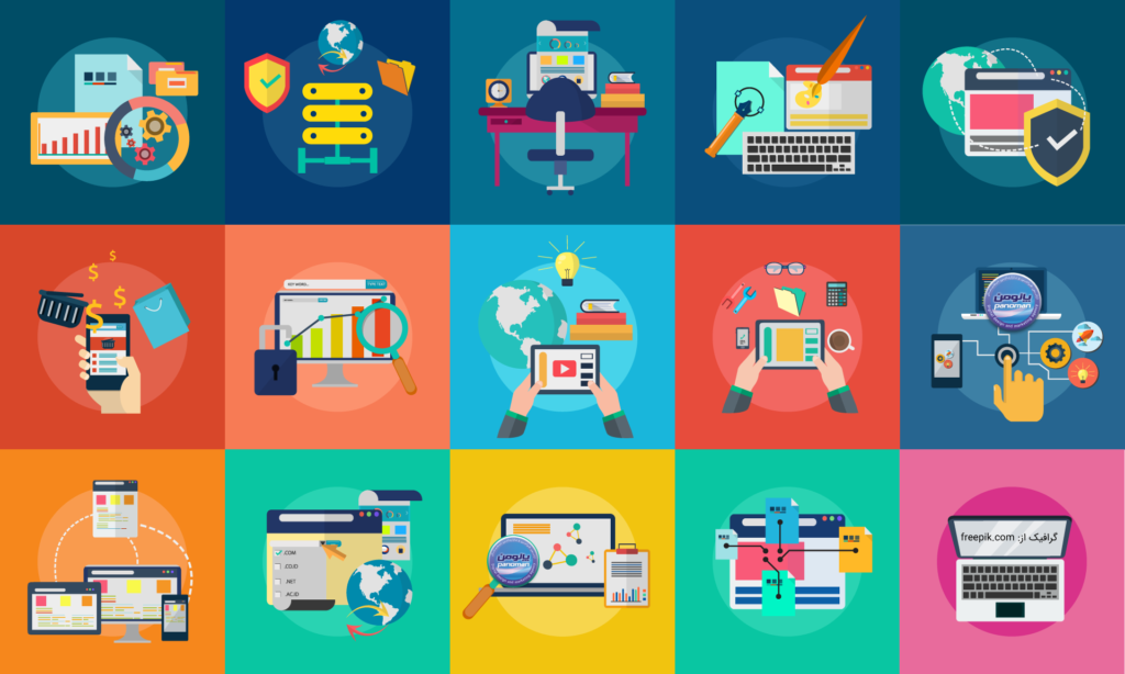 انواع وب سایت های موجود (خبری فروش گاهیی نمایشگاهیی و...)