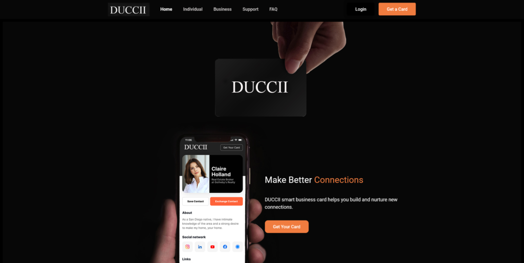 Duccii Card